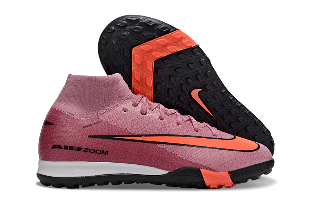 Kid size Mercurial Vapor 16 - pink / black - TF high cut