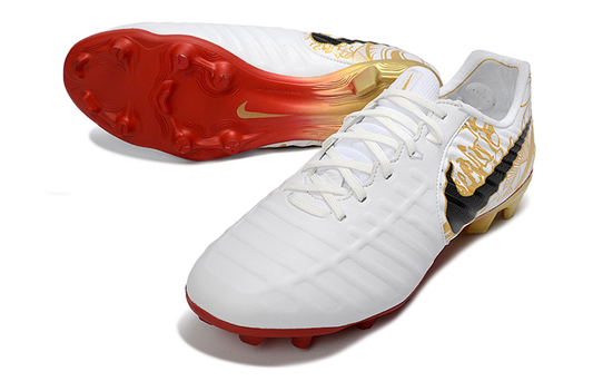 Nike Tiempo Legend 10 Elite Luxe FG Item ID:TL030402 - white / gold / black - FG low cut