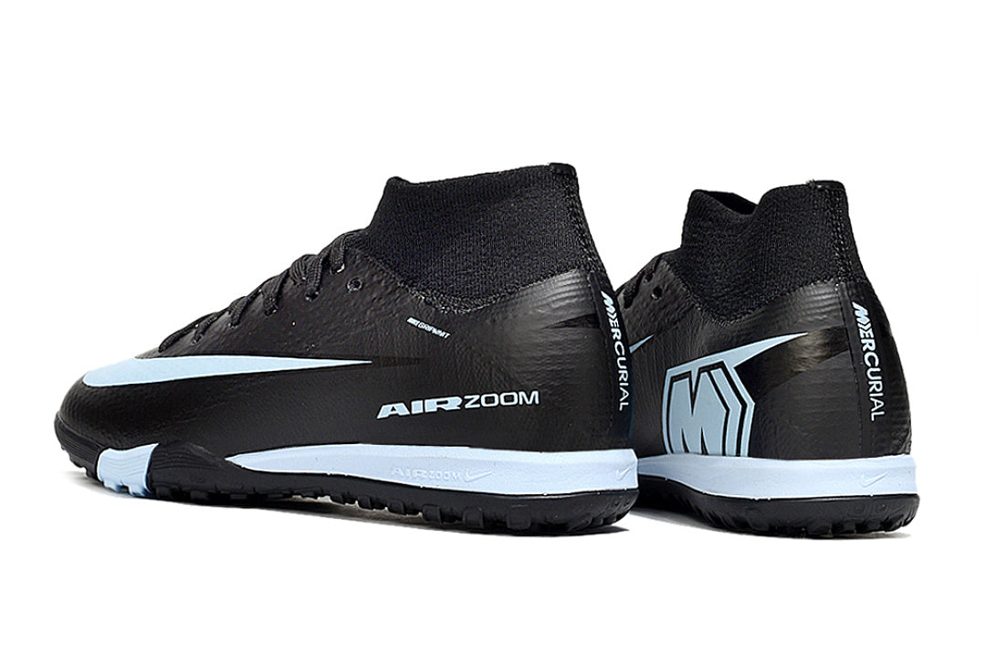Kid size Mercurial Vapor 16 - black / blue - TF high cut