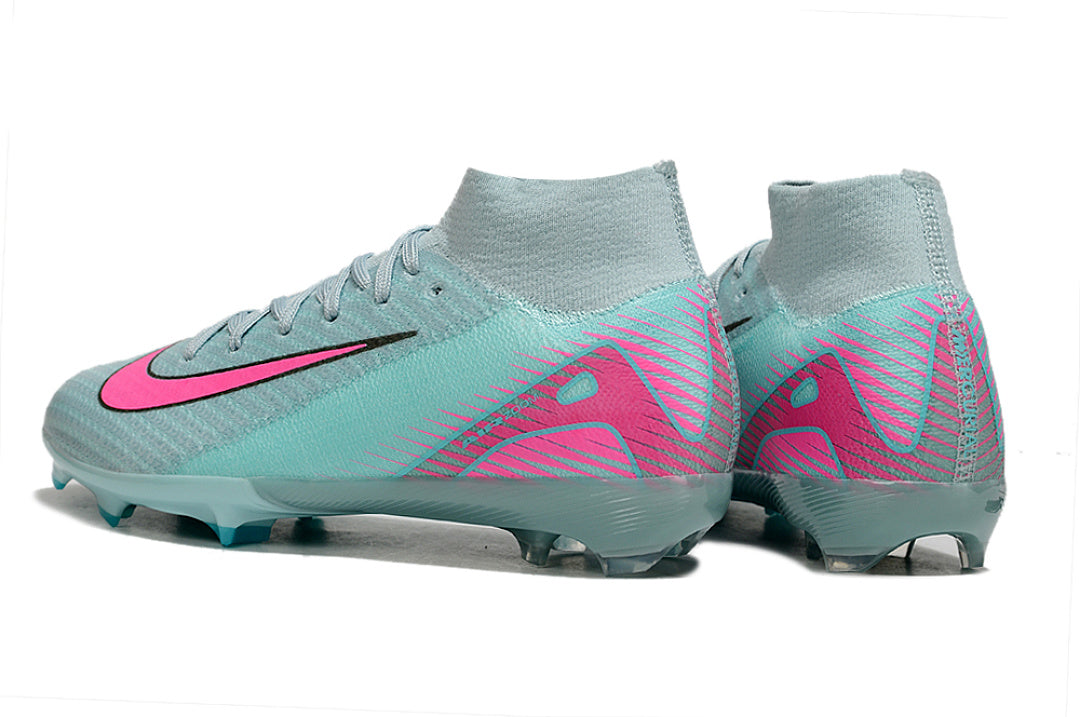 Kid size Mercurial Vapor 16 - light / blue / pink - FG high cut