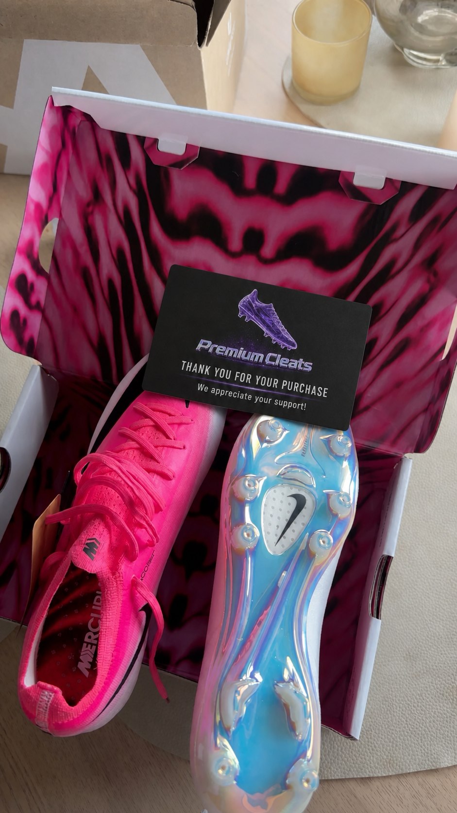 Match day ready. Thanks PremiumCleats.