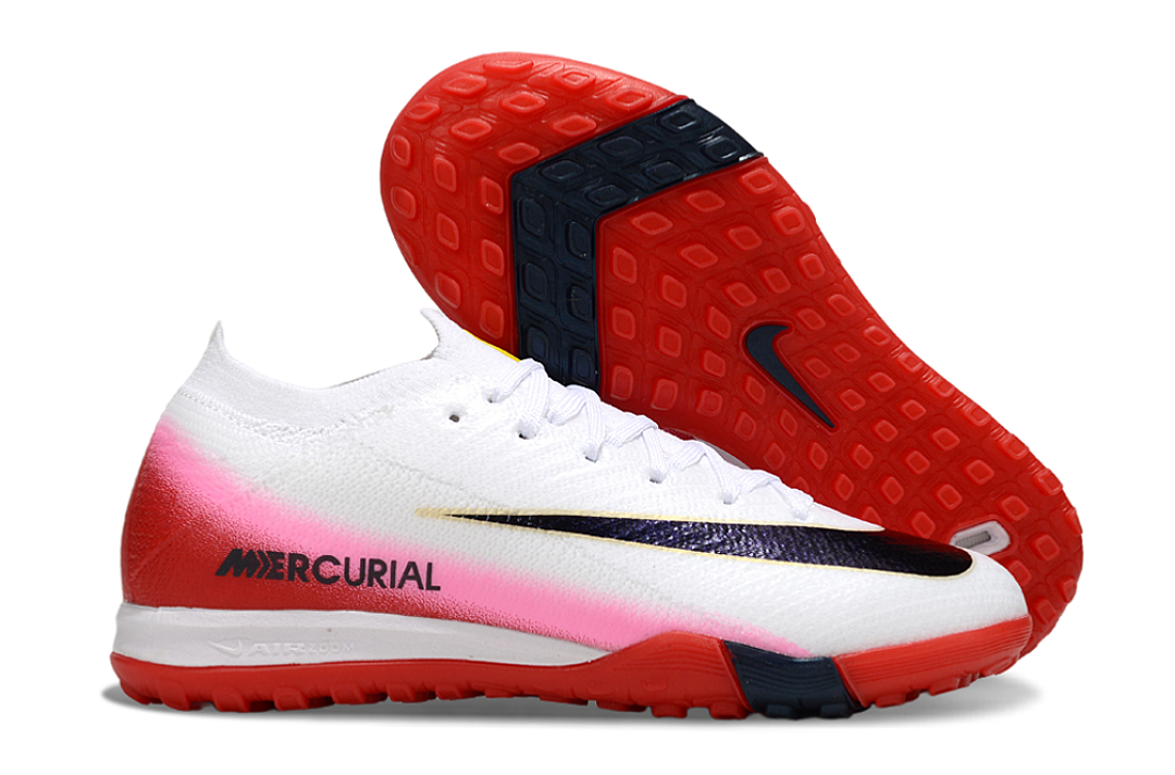 Kid size Mercurial Vapor 16 - white / red / black - TF low cut