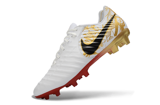Nike Tiempo Legend 10 Elite Luxe FG Item ID：TL030402 - white / gold / black - FG low cut