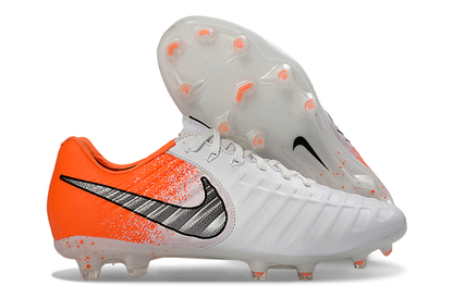 Nike Tiempo Legend 10 Elite Luxe FG Item ID：TL030402 - white / orange / black - FG low cut