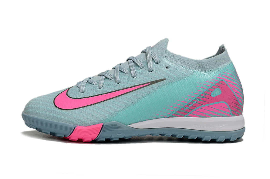 Kid size Mercurial Vapor 16 - light / blue / pink - TF low cut