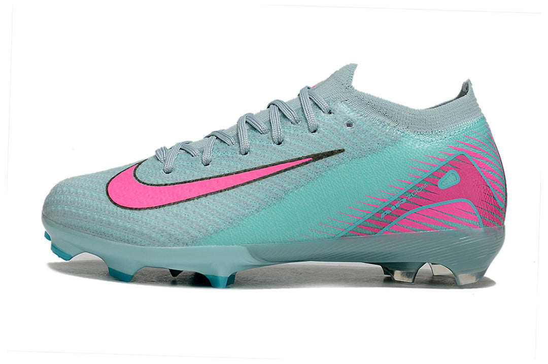 Kid size Mercurial Vapor 16 - light / blue / pink - FG low cut