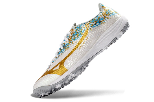 Mizuno Alpha 3 Elite TF - white / gold - TF low cut