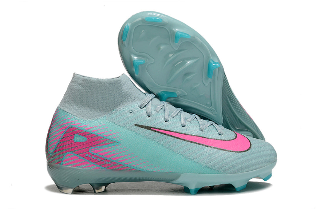 Kid size Mercurial Vapor 16 - light / blue / pink - FG high cut
