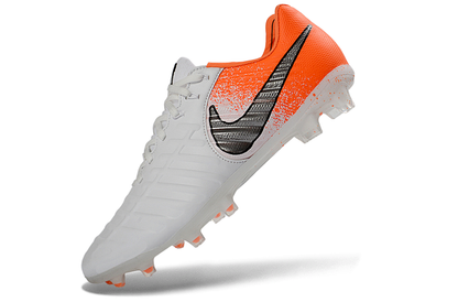 Nike Tiempo Legend 10 Elite Luxe FG Item ID：TL030402 - white / orange / black - FG low cut