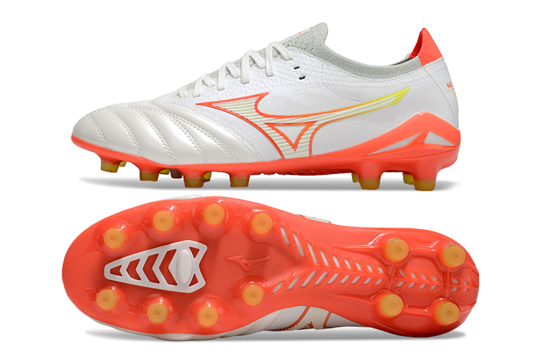 Mizuno Morelia Neo V Beta Made in Japan FG 'Prism White'