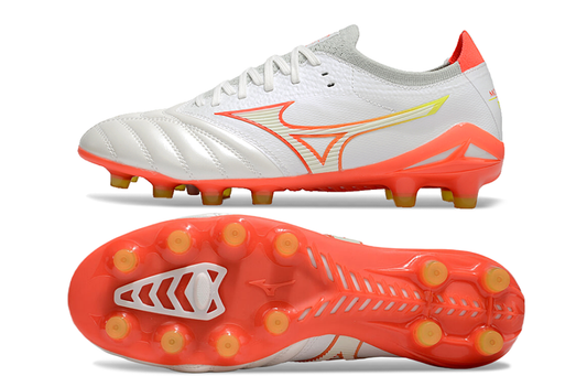 Mizuno Morelia Neo V Beta Made in Japan FG 'Prism White'