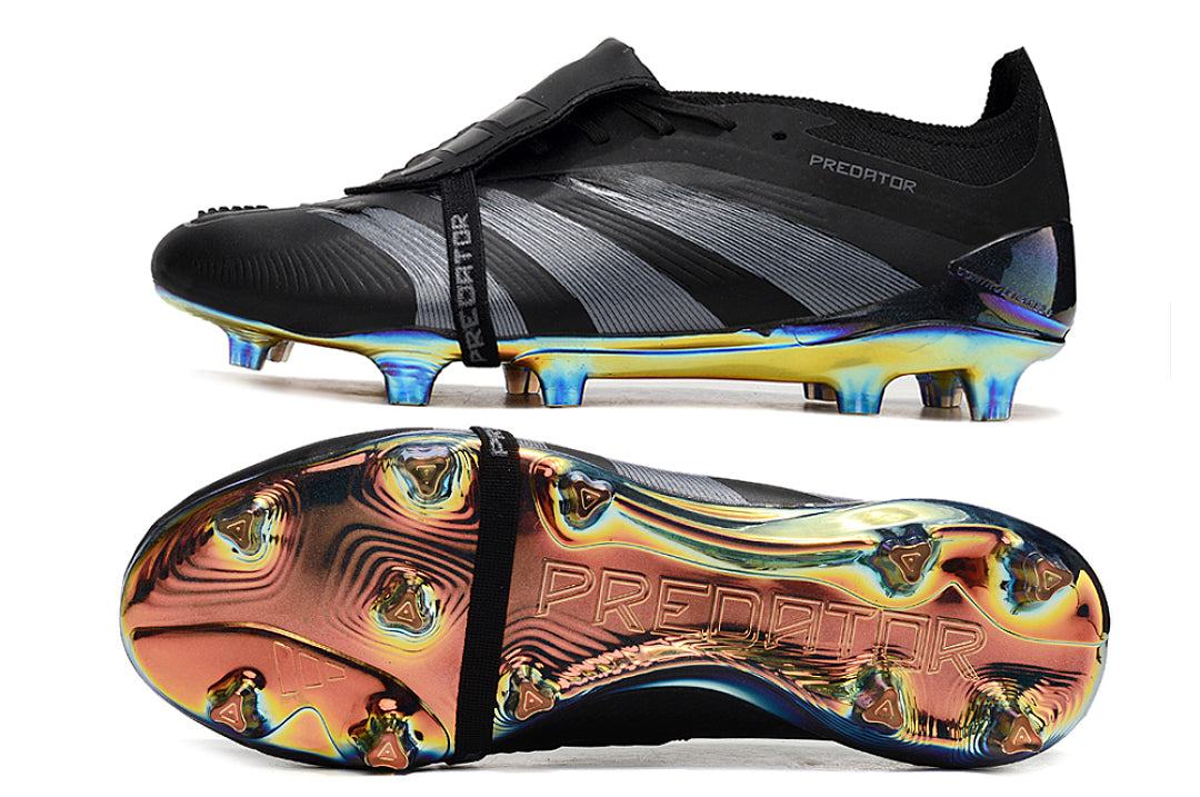 Adidas Predator Elite Fold-Over Tongue FG 'Base Black Pack'
